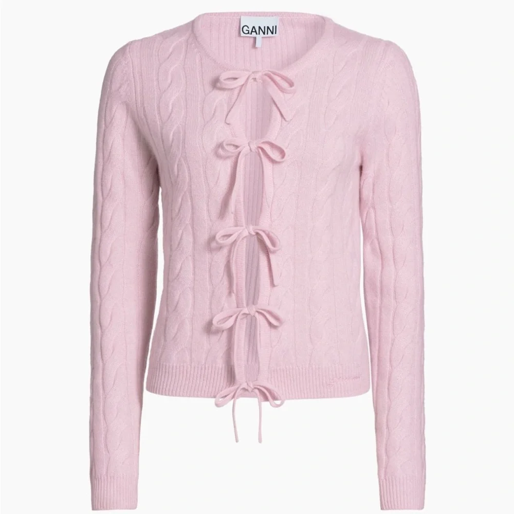 NEW Ganni Cardigan Cashmere/Wool Sweater